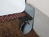 French Drain or Drain Tile system installed in a Pennsylvania  crawl space