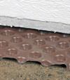 crawl space insulation installed in Altoona over our extra large drainage matting