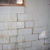 A cracked foundation wall near a window in a Elizabethtown  home