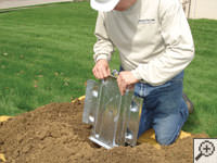 Steel earth anchor assembly installation in State College .