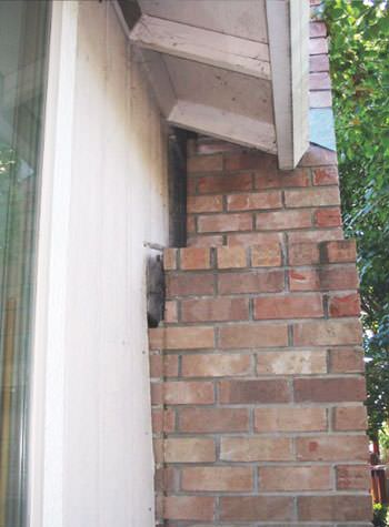 sinking, leaning chimneys that are in danger of collapse in Bloomsburg