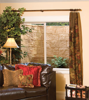 Our durable plastic window well installed in a finished basement in Scranton.