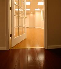 Basement Wood Flooring installed in Johnstown, Pennsylvania