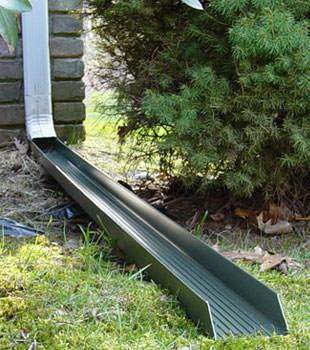 Gutter downspout extension installed in Waynesboro