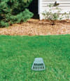 A buried gutter drain downspout extension installed in a Waynesboro home