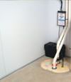 basement wall product and vapor barrier for York wet basements