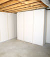 Fiberglass insulated basement wall system in Mechanicsburg, PA